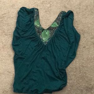 Flirty green blouse